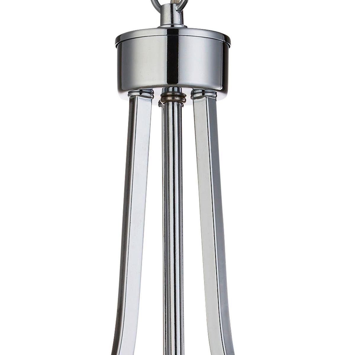 Kristály Függőlámpa Victoria 8295-5cc - krómszínű, Design, üveg/fém (49/150cm)