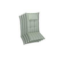 Sesselauflagenset Hellgrün, 4-teilig - Hellgrün, Basics, Textil (50/7/120cm)