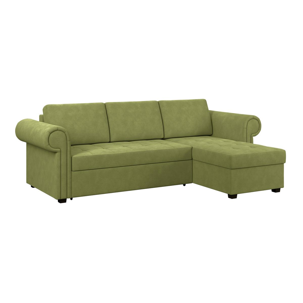 Coltar OSLO - măsliniu, Romantik / Landhaus, textil (260/85/155cm) - James Wood