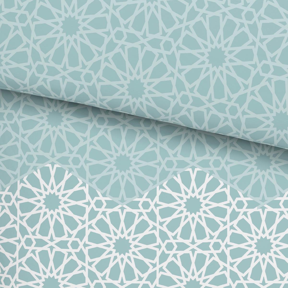Ágyneműhuzat-garnitúra Caroline - mentazöld, Konventionell, textil (140/200cm) - Modern Living