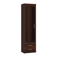 VITRIN IMPERIAL-D - nucă, Konventionell, material pe bază de lemn (50/195/38cm) - Modern Living