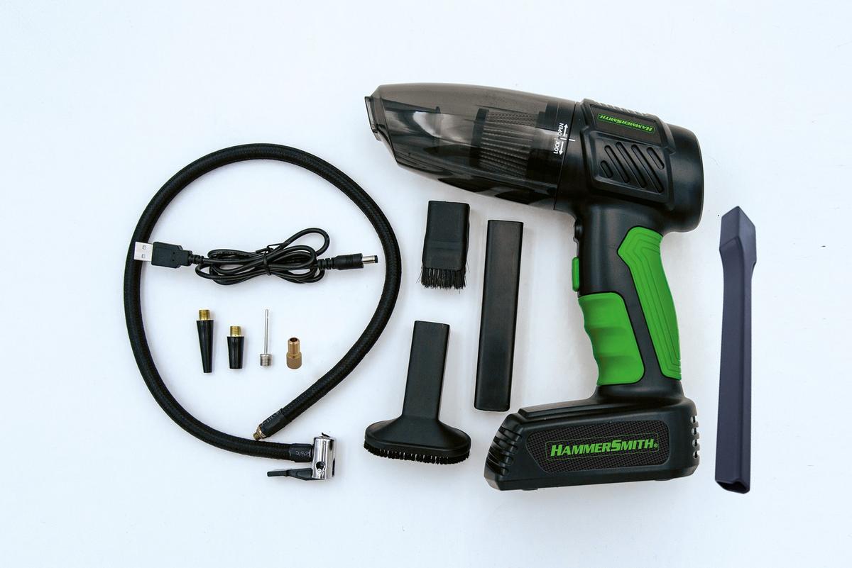 Akkumulátoros Kézi Porszívó Hammersmith Air Storm - fekete/zöld, Modern (21/26/9cm) - Mediashop