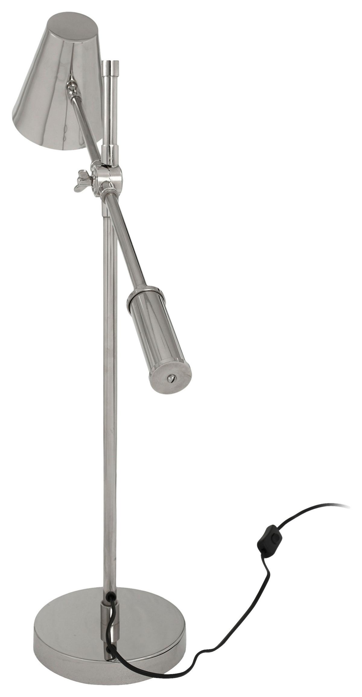 Schreibtischleuchte Allen 500 Silber - Basics (68/18/74cm) - Kayoom