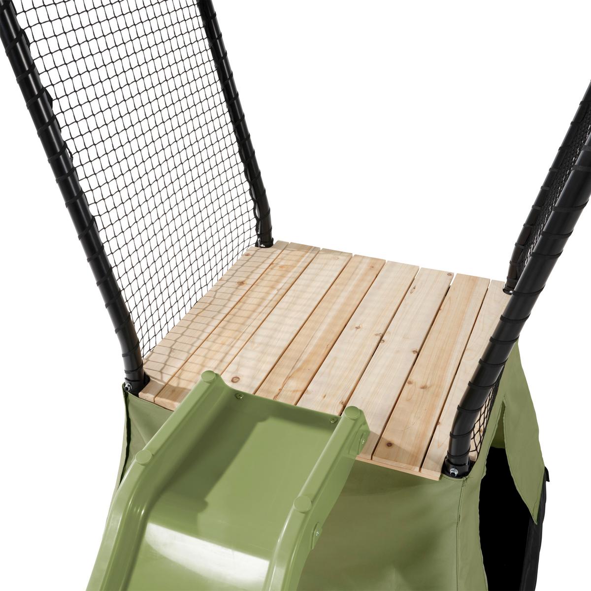 Igralna Hišica Exit Ivy, Zelena - črna/zelena, Konvencionalno, kovina/umetna masa (256/116,5/214cm) - EXIT Toys