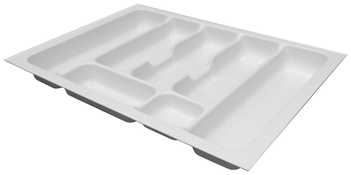 Besteckeinsatz Zubehör in Weiß - Weiß, MODERN, Kunststoff (53,3/5/38,4cm) - FlexWell
