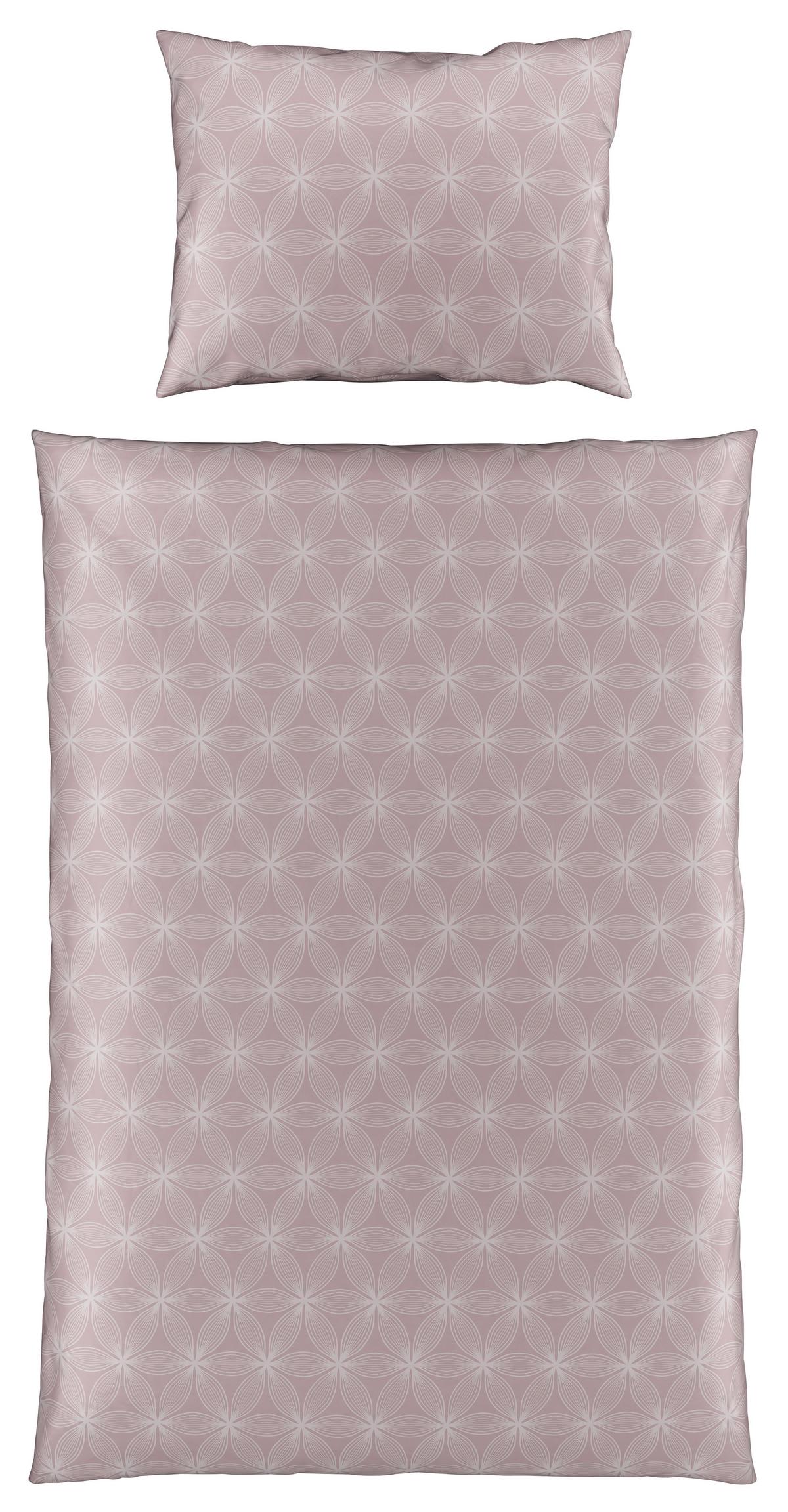 Bettwäsche Alex Design ca. 140x200cm - Mauve, MODERN, Textil (140/200cm) - Premium Living