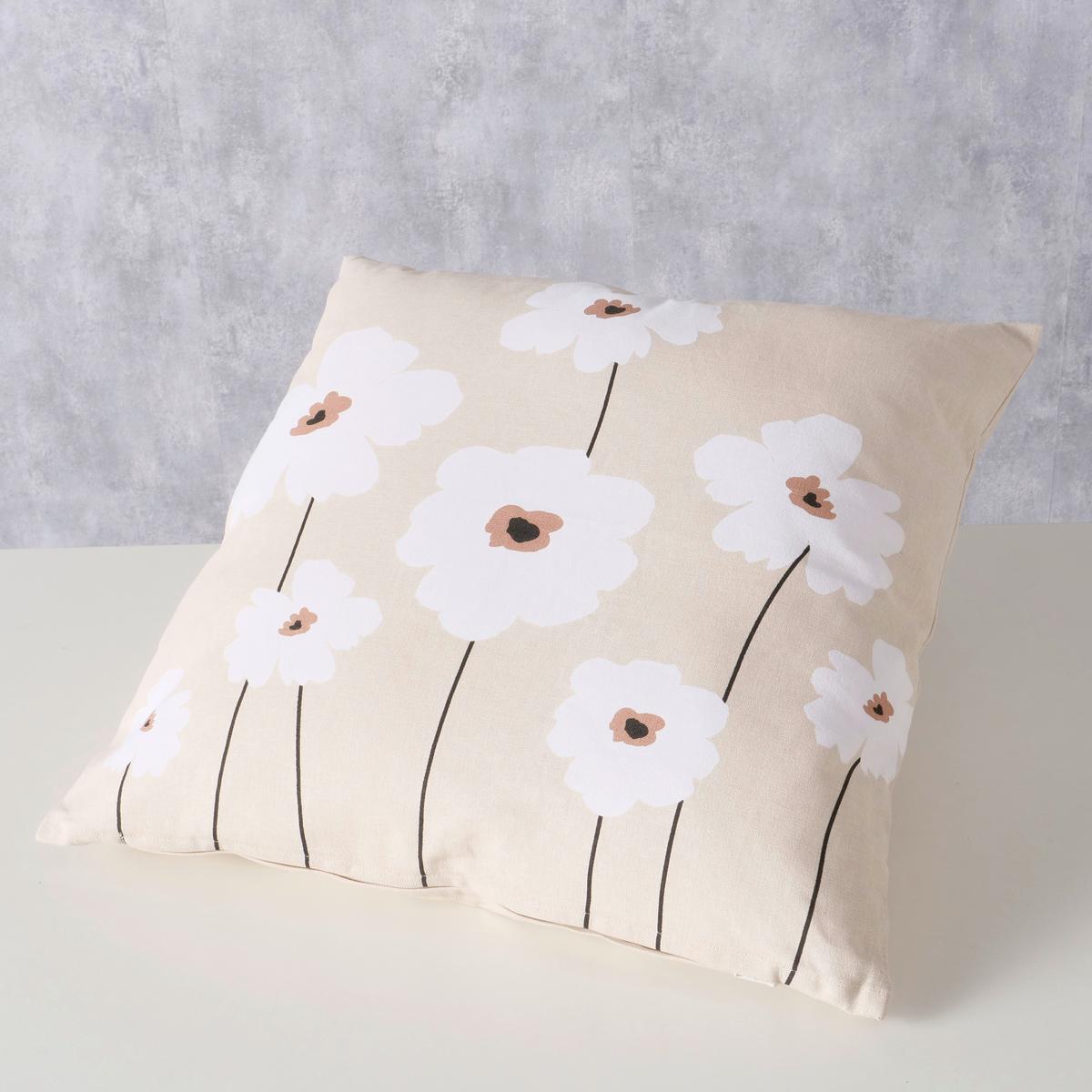 Zierkissen Canea Beige ca. 45x45cm - Beige, Textil (45/45/8cm)