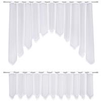 KOMPLET KRÓTKICH FIRAN BOGAM - biały, Konventionell, tkanina (150/75cm) - Esposa