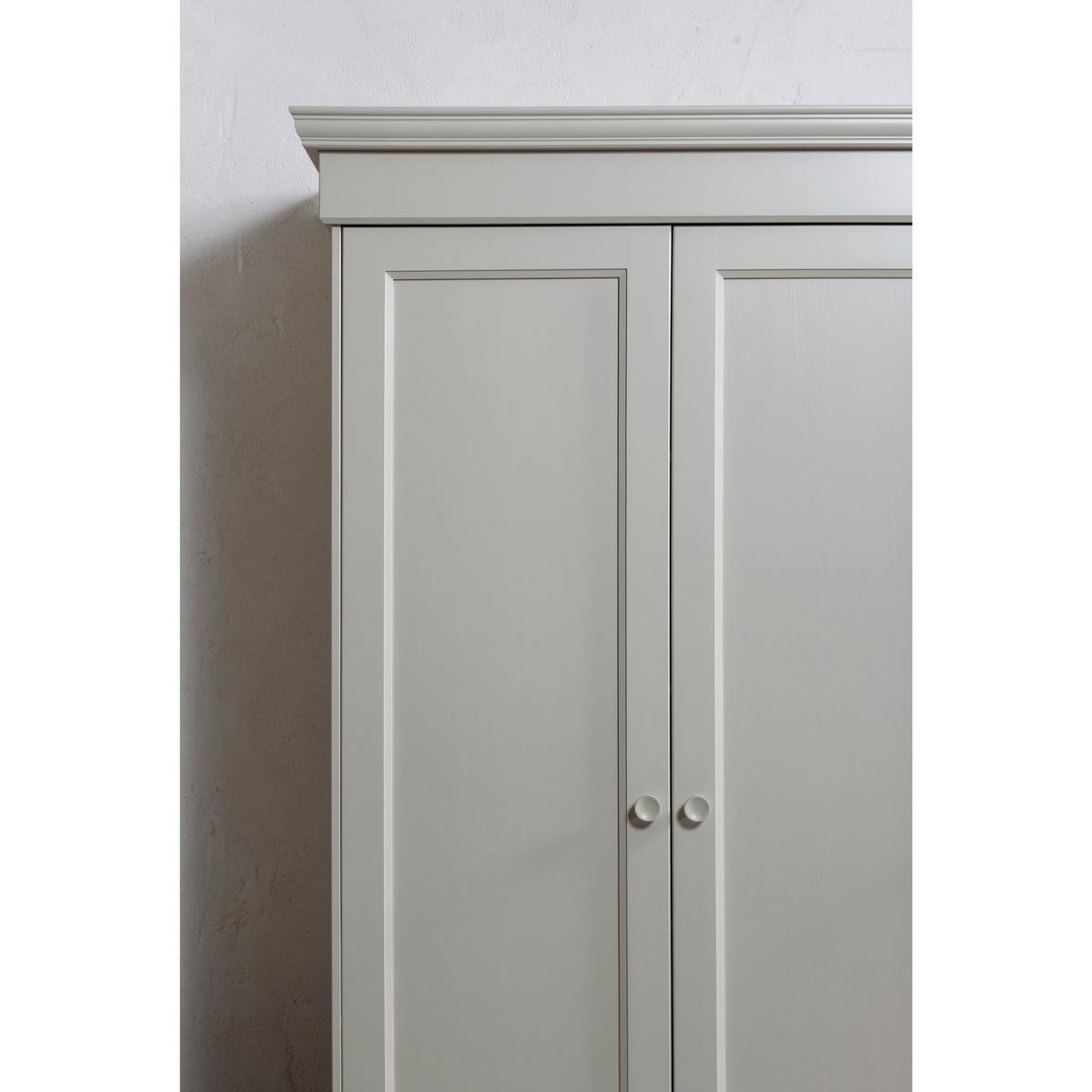 Drehtürenschrank Olivia Grau - Grau, Basics, Holz (171/212/63cm) - MID.YOU