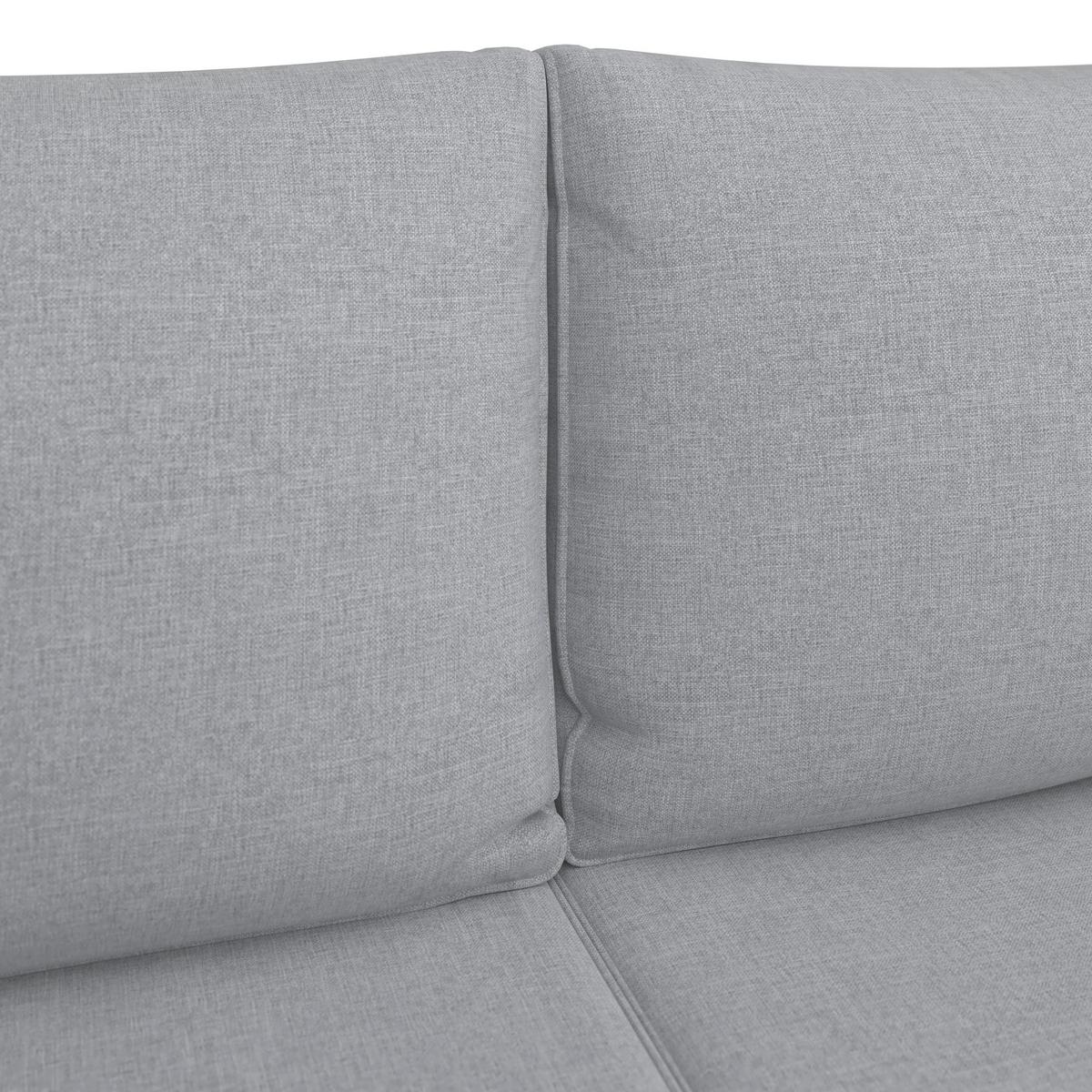 Dining-Loungeset Pergolina Grau Metall/Outdoorstoff - Dunkelgrau/Hellgrau, MODERN, Kunststoff/Textil (194/245cm) - Bessagi Garden