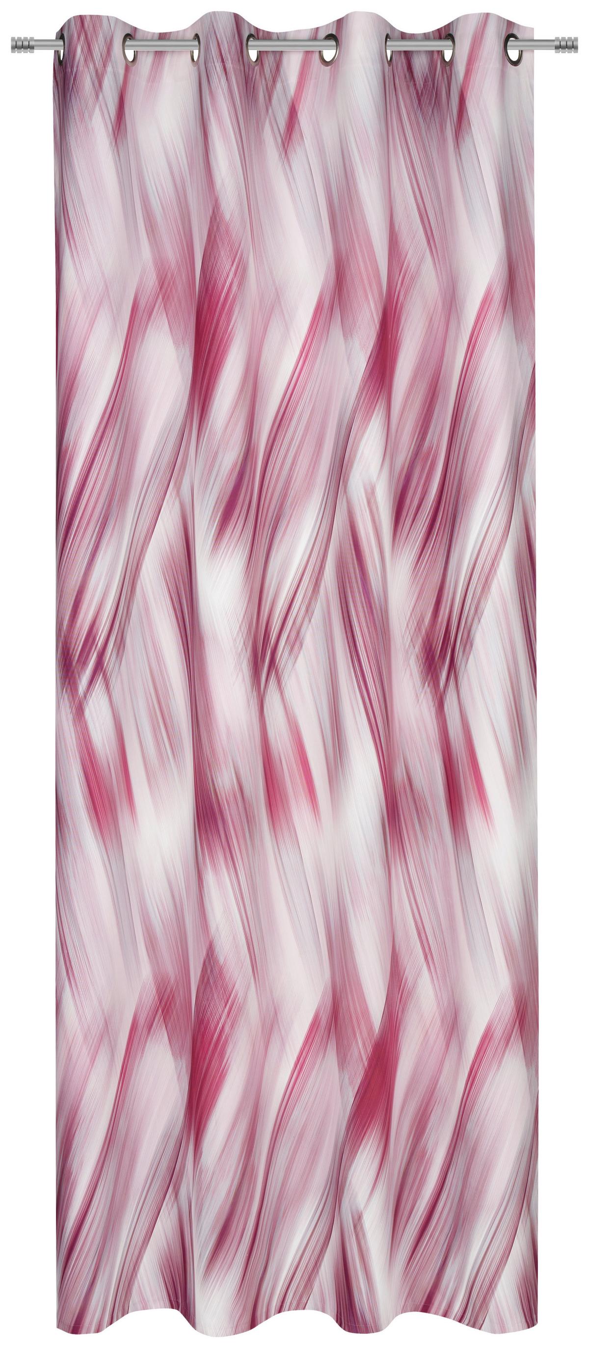 ZASŁONA NA PRZELOTKACH GIO - czerwony, Design, tkanina (140/255cm) - Novel