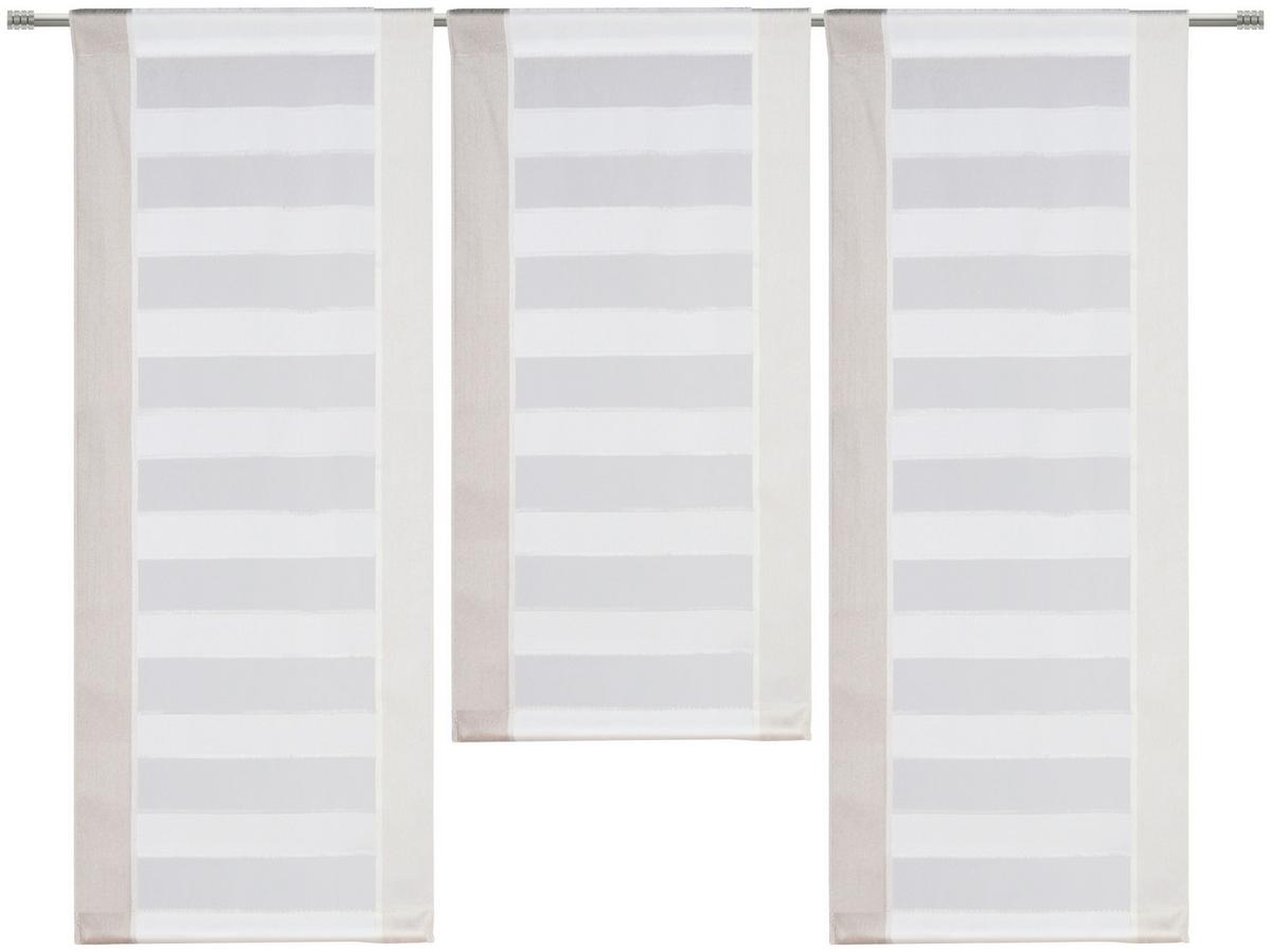 KOMPLET KRÓTKICH FIRAN RIVI - taupe/brązowy, Basics, tkanina (30/80cm) - Esposa