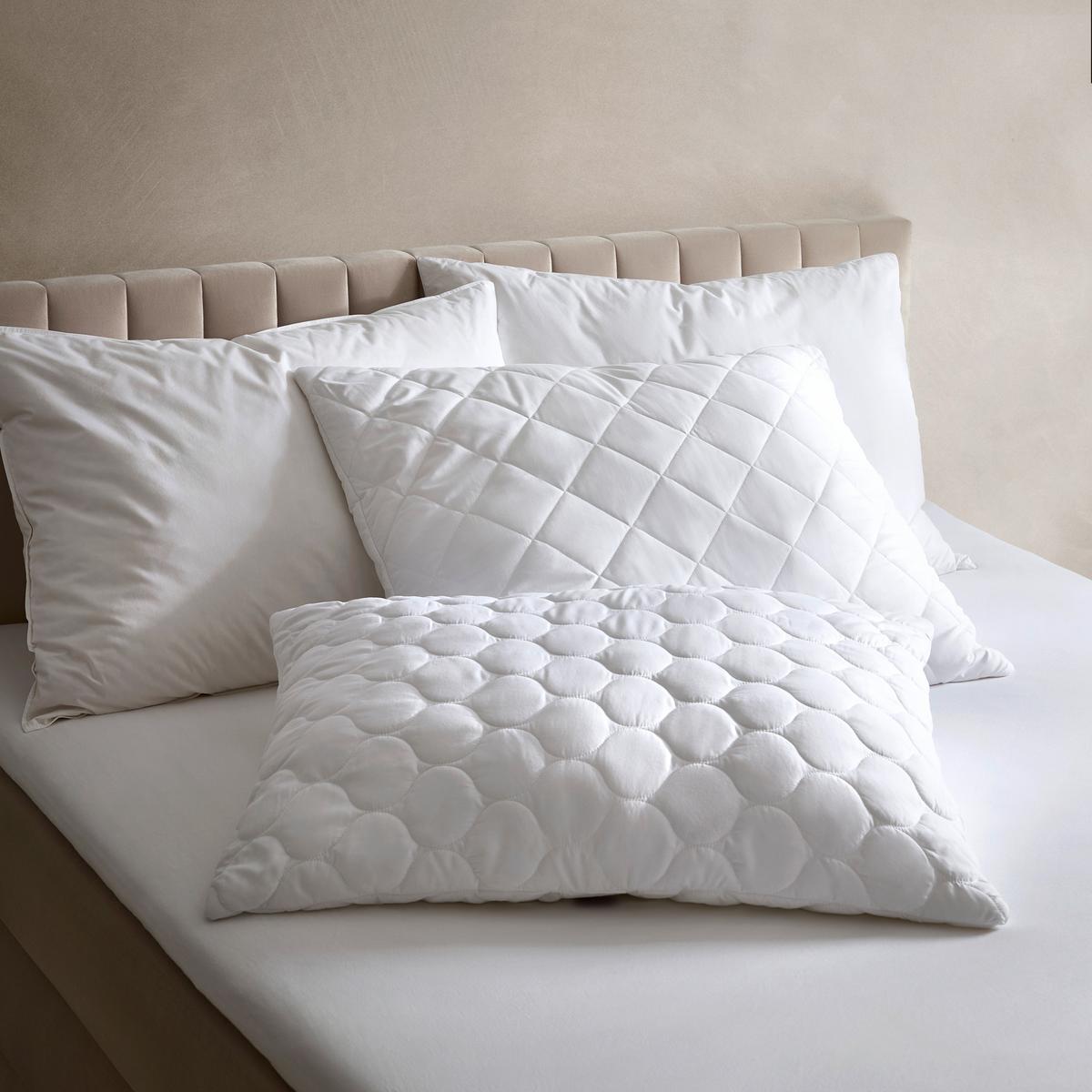 Kopfpolster Vegan Micro Premium in Weiß ca. 70x90cm - Weiß, Textil (70/90cm) - Nadana