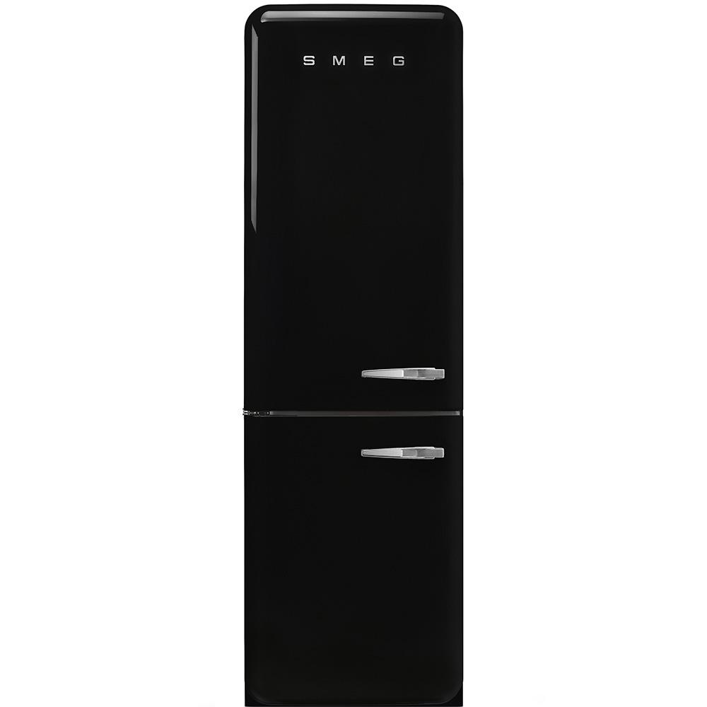 Kühl-Gefrier-Kombination FAB32LBL5 Links - Schwarz, Design (60,1/196,8/78,8cm) - SMEG