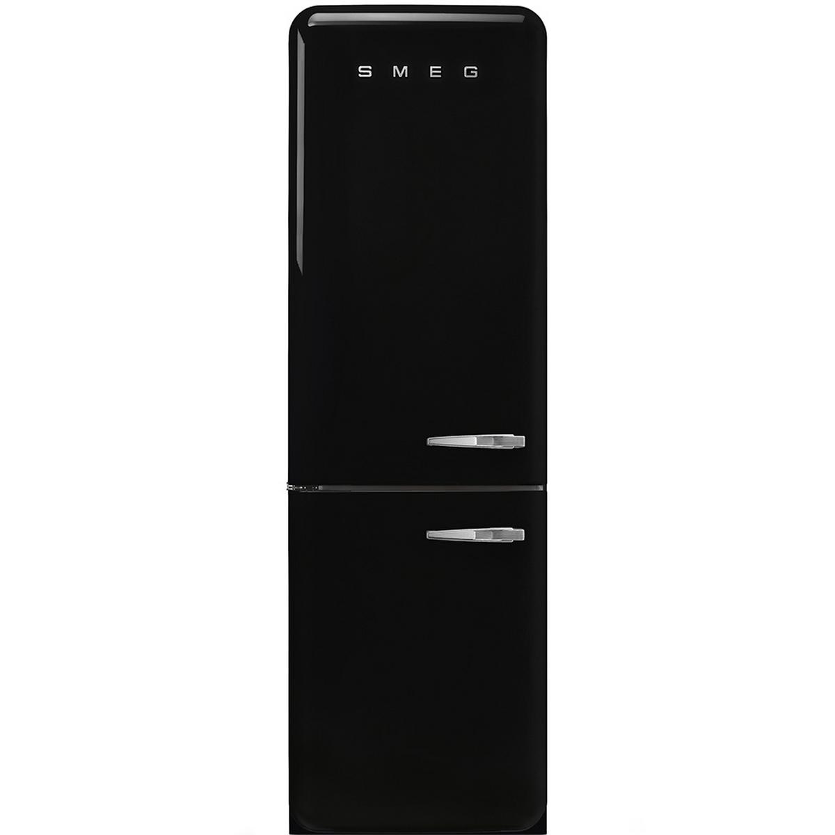 Kühl-Gefrier-Kombination FAB32LBL5 Links - Schwarz, Design (60,1/196,8/78,8cm) - SMEG