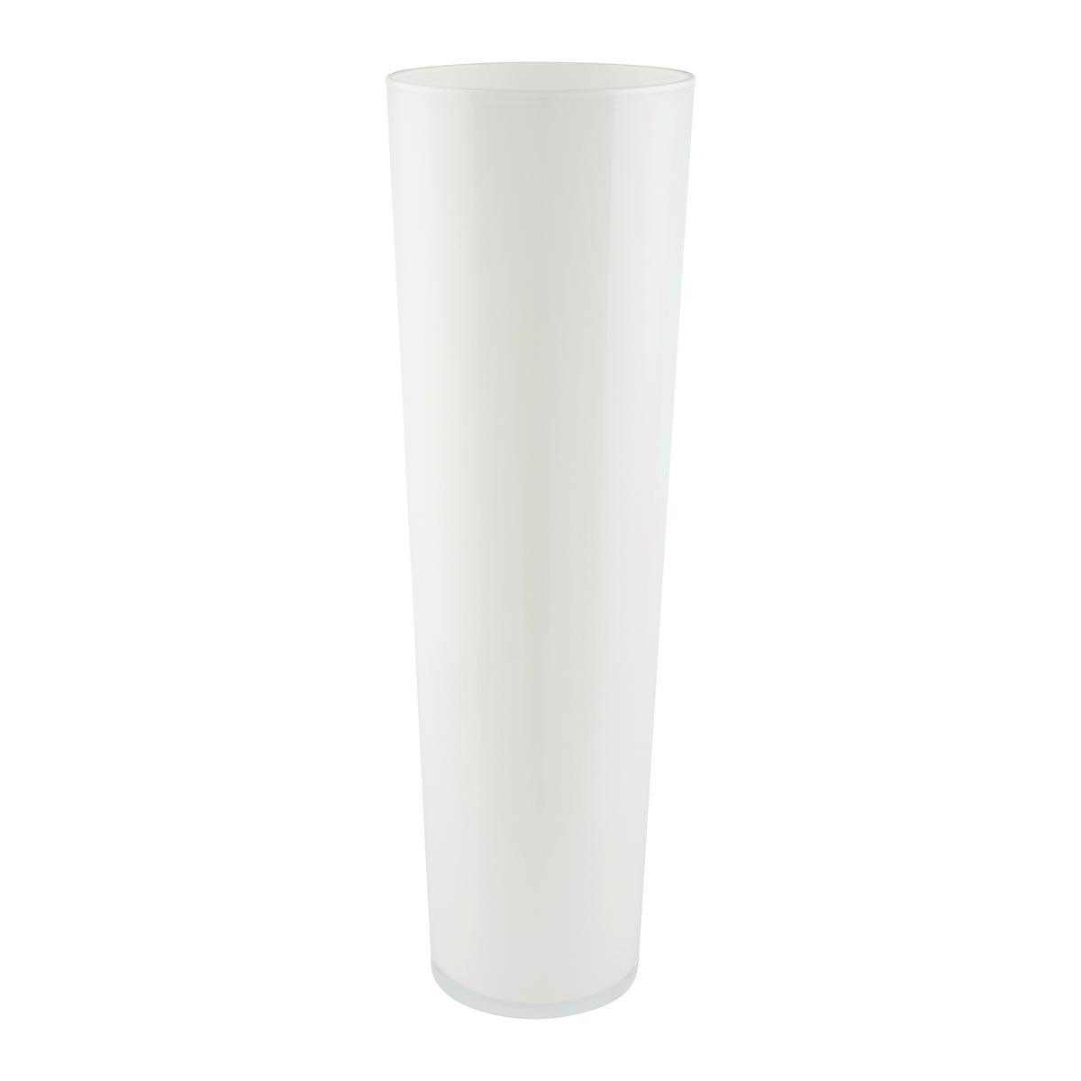 Vază Loretta cca. 50 cm - liliachiu/alb, Konventionell, sticlă (17/50cm) - Mömax