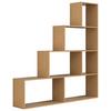 Regal Dubila L, Barva Bukve - barve bukve, Basics, leseni material (155/163/29cm) - MID.YOU