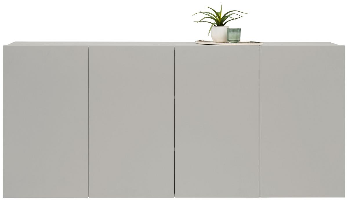 KOMODA SZEROKA NEWNIQ - kaszmir, Design, materiał drewnopochodny (180/80/42cm) - Hom`in