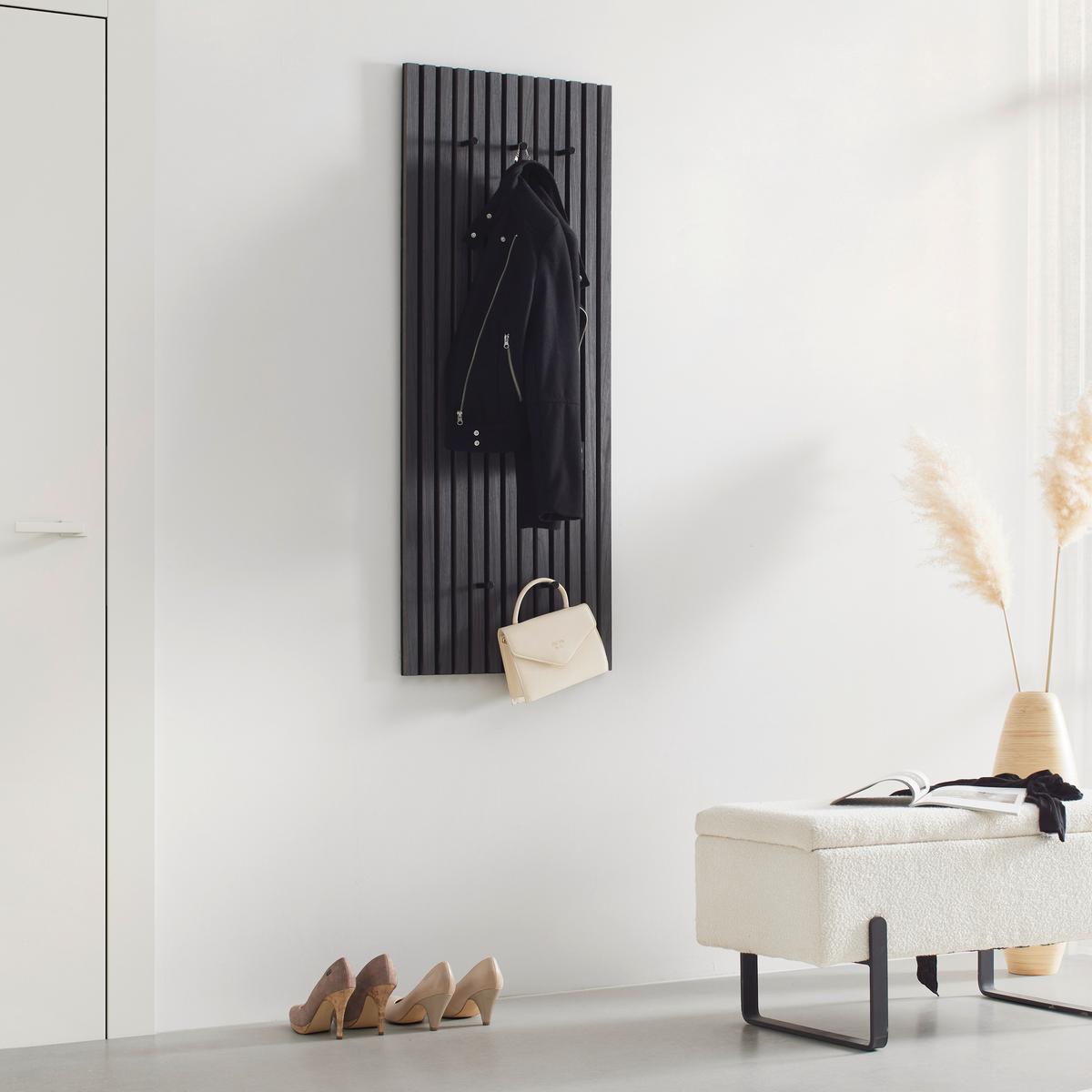 PANEL DO PRZEDPOKOJU GRACE - szary, Modern, drewno/tkanina (50/125/7,5cm) - Mömax