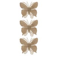 Fluturaș Decorativ Set 3/1 Cca. 10 Cm Lonst Fly - bej, Modern, plastic (8,5/2/10cm)