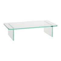 TV-Aufsatz Go aus Glas - Klar, KONVENTIONELL, Glas (45/12/25cm) - Mömax