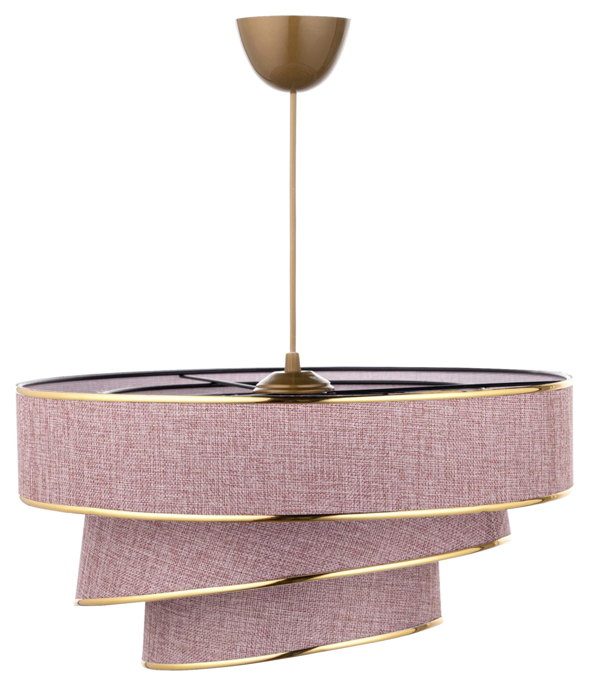 LAMPA WISZĄCA COUPER - kolor złoty, Konventionell, tworzywo sztuczne/metal (40/72cm)