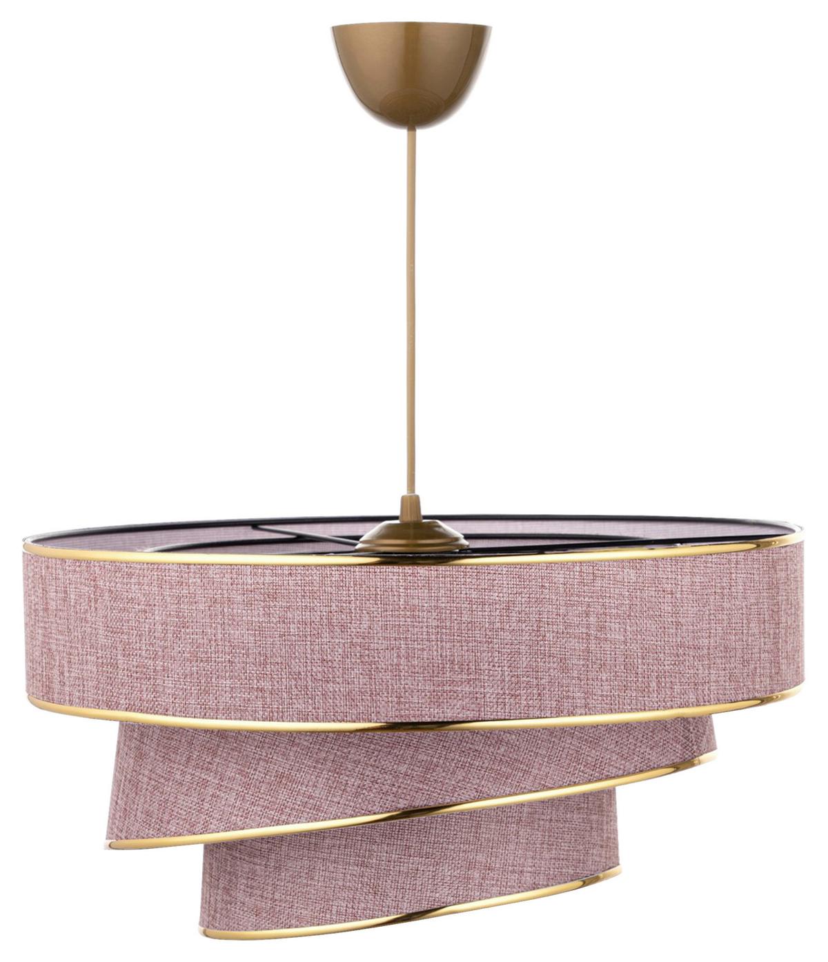 LAMPA WISZĄCA COUPER - kolor złoty, Konventionell, tworzywo sztuczne/metal (40/72cm)