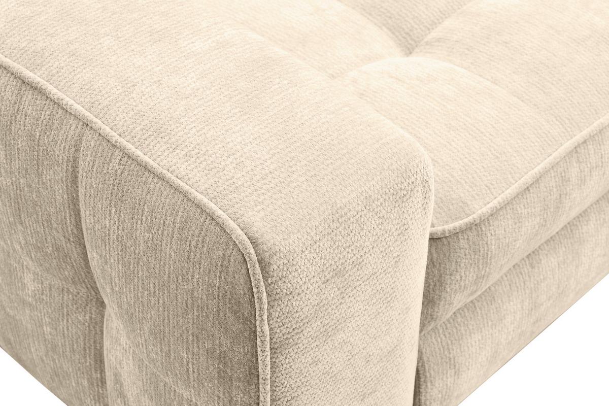 Kutna Garnitura Talia - bež/crna, Basics, tekstil/metal (203/70-90/251cm) - Modern Living