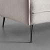 BÄDDSOFFA LANA - beige/antracit, Modern, metall/trä (199/89/95cm) - Bessagi Home