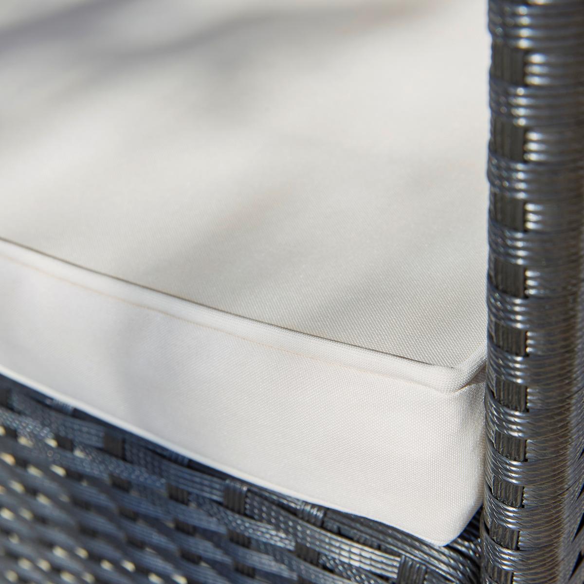 ZESTAW OGRODOWY BRANDON - kremowy/czarny, Konventionell, tworzywo sztuczne/metal - Ambia Garden