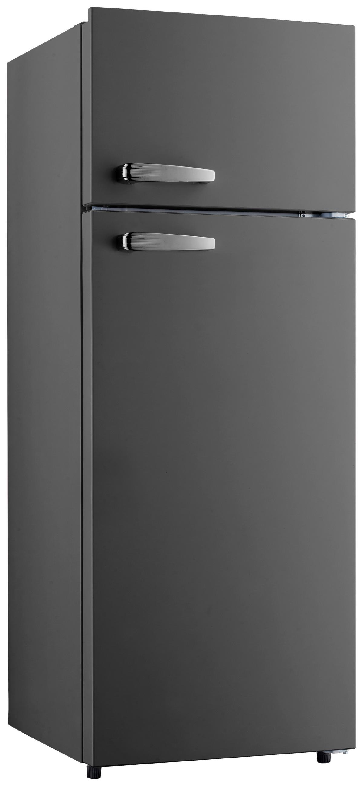 Kühl-Gefrier-Kombination GK210-2 SB in Schwarz - Schwarz, Trend, Kunststoff/Metall (54/143/54,5cm) - PKM