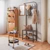 KLEDINGREK AMELIA -SB- - Zwart, Modern, Metaal (67/185/32cm) - Mömax