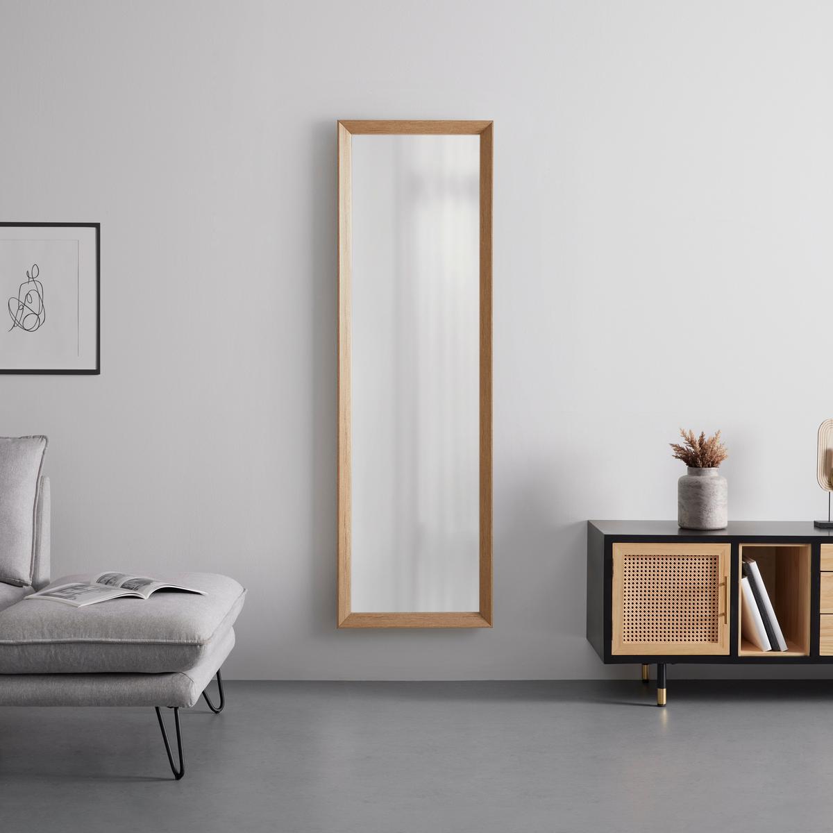 Wandspiegel Molly Eichefarben ca. 49x159cm - Eichefarben, Modern, Glas/Kunststoff (49/159cm) - Mömax