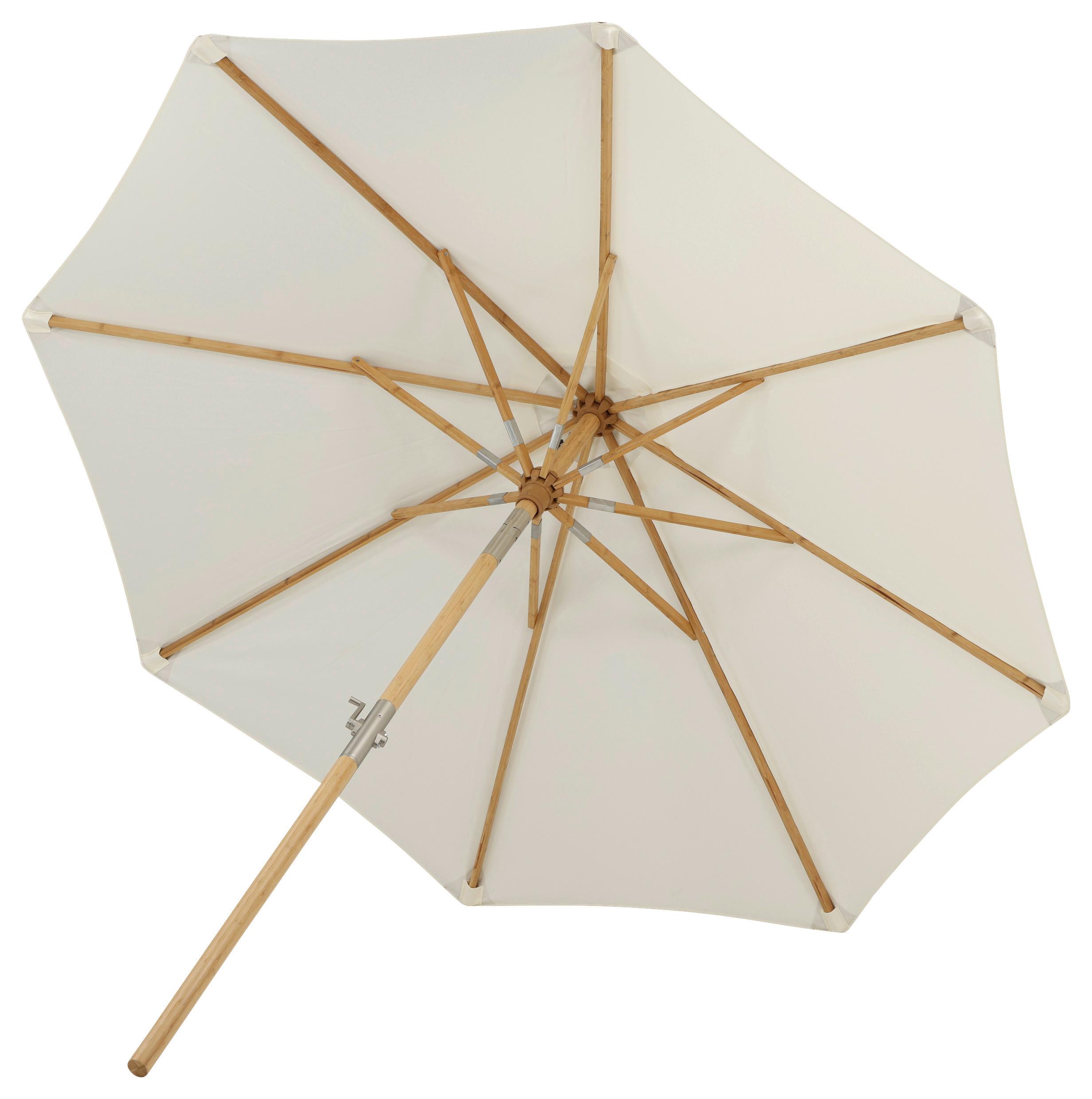 SONNENSCHIRM CEROX - Weiß, KONVENTIONELL (270/250cm) - Gardenson