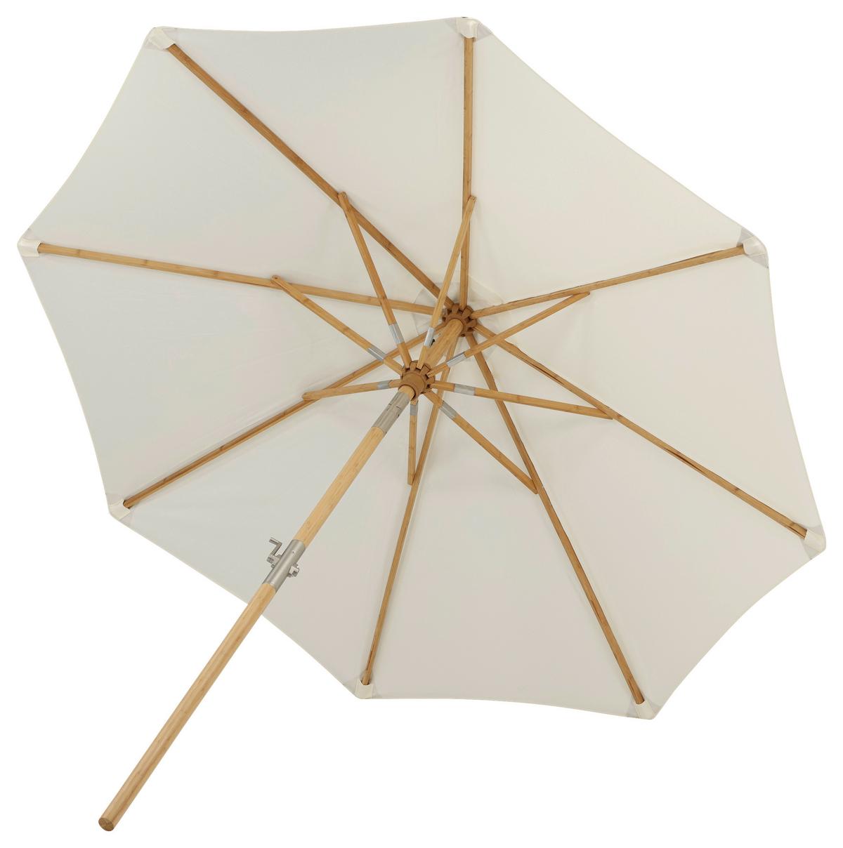 SONNENSCHIRM CEROX - Weiß, KONVENTIONELL (270/250cm) - Gardenson