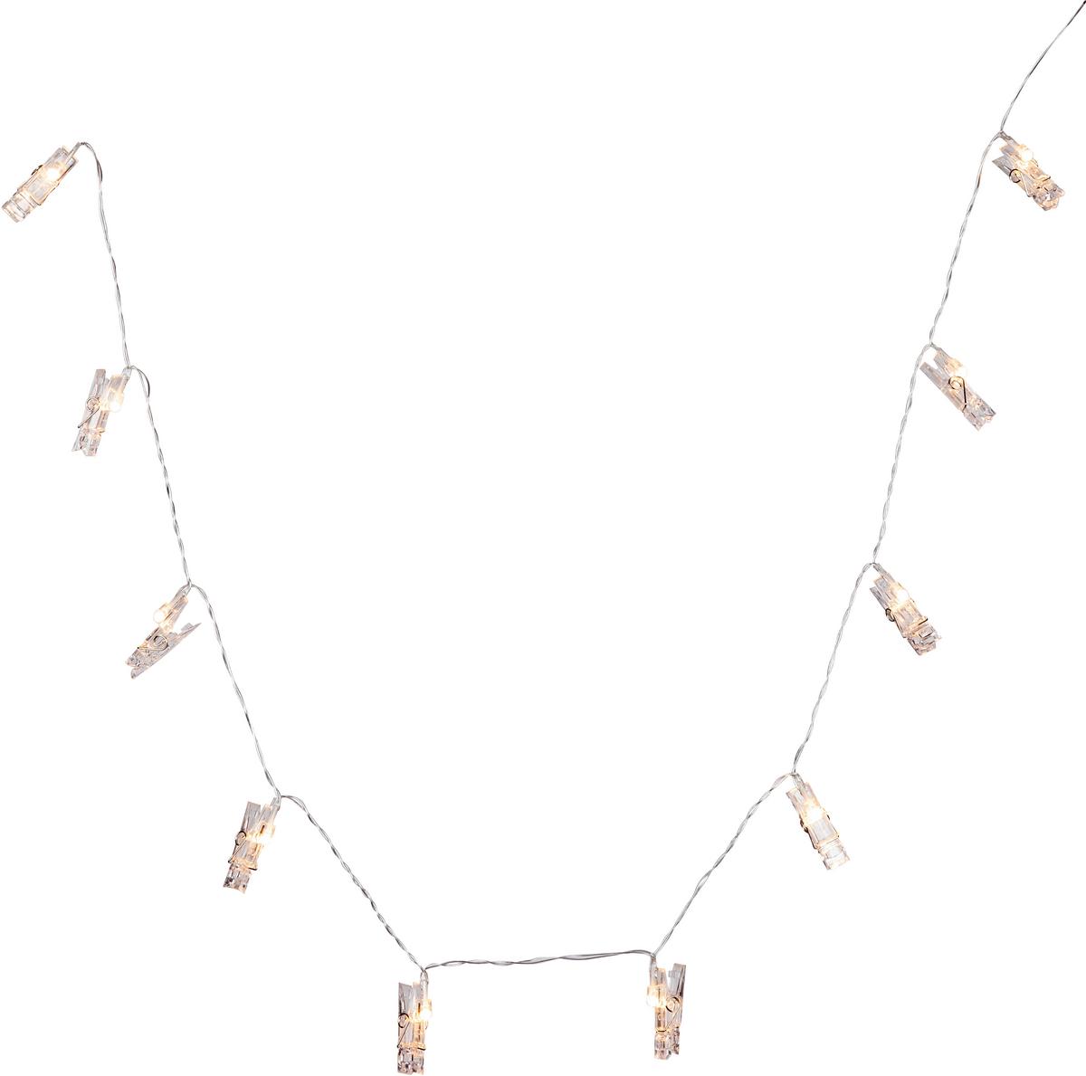 Fényfüzér Lom Kb. 185cm - áttetsző, Konventionell, műanyag (185cm) - Modern Living