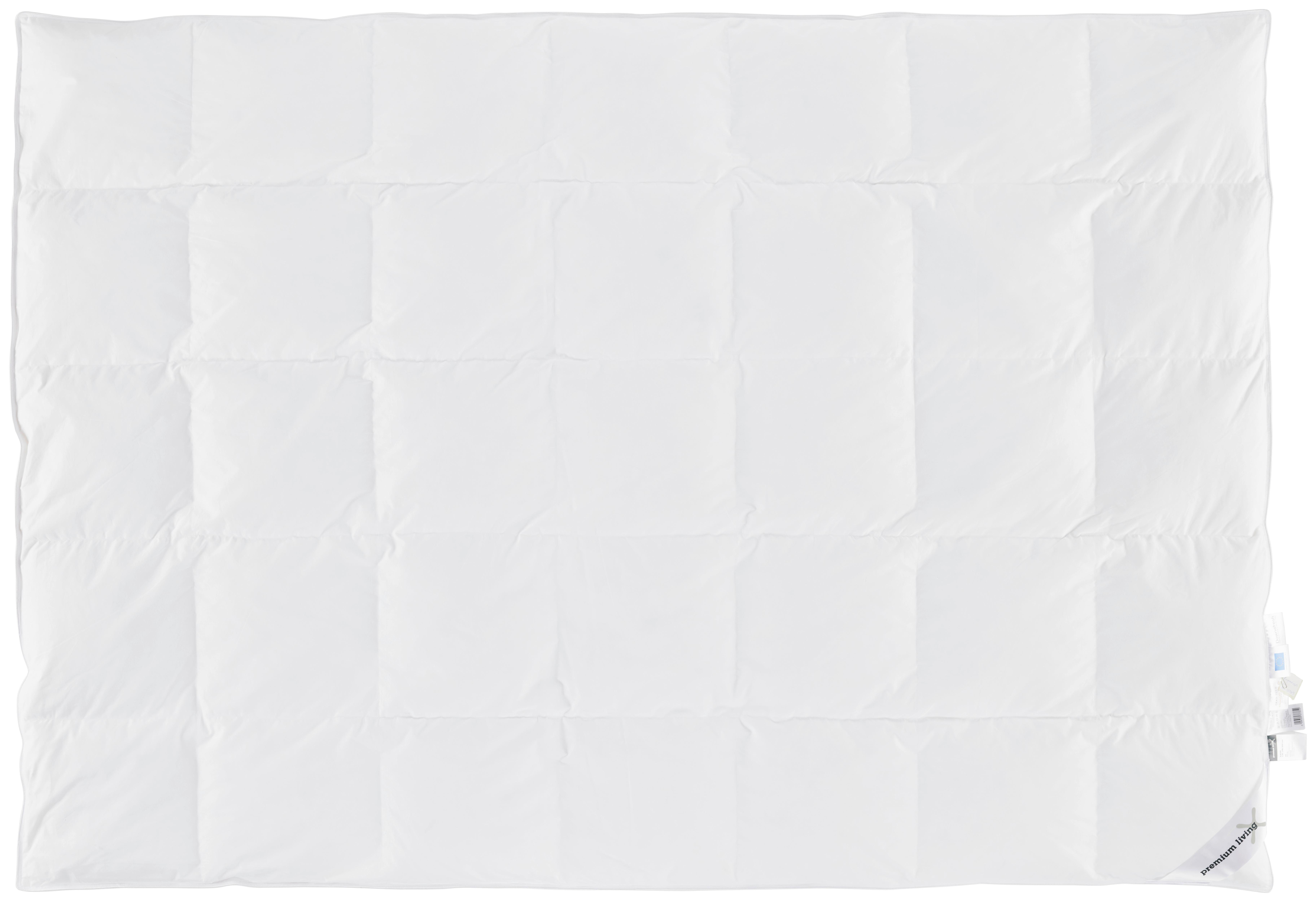 Daunenduvet DANA - Weiss, Konventionell (160/210cm) - Premium Living