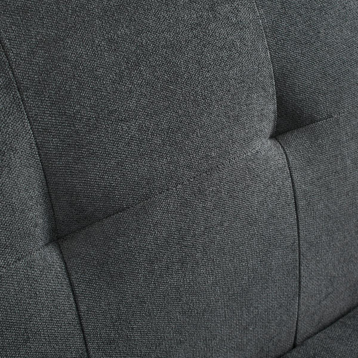 Wohnlandschaft Tamara in Dunkelgrau - Dunkelgrau/Naturfarben, Modern, Holz/Textil (198/83/143cm) - Bessagi Home