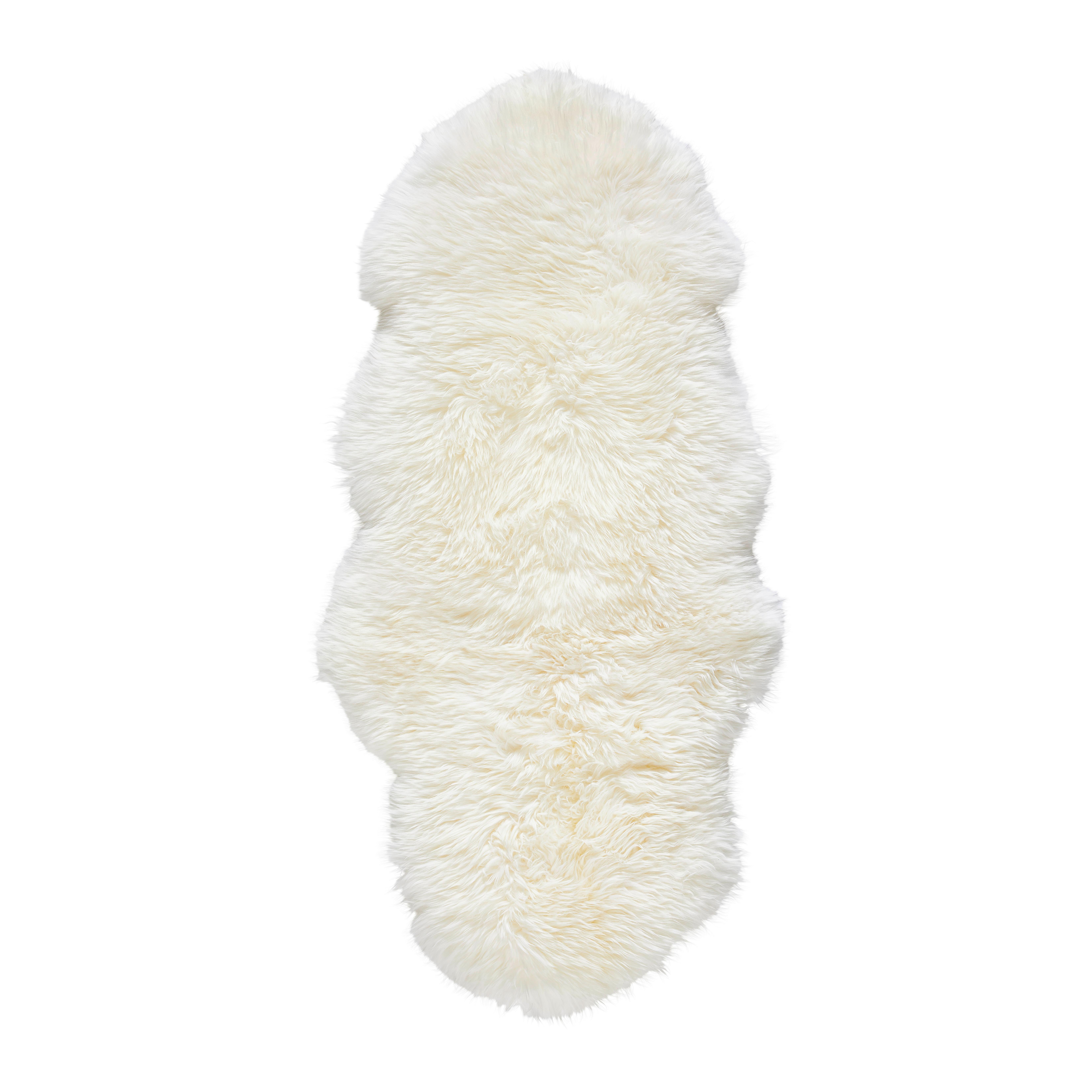 FUTRO OWCZE ALBANY - biały, Trend, futro (65/145cm) - Linea Natura