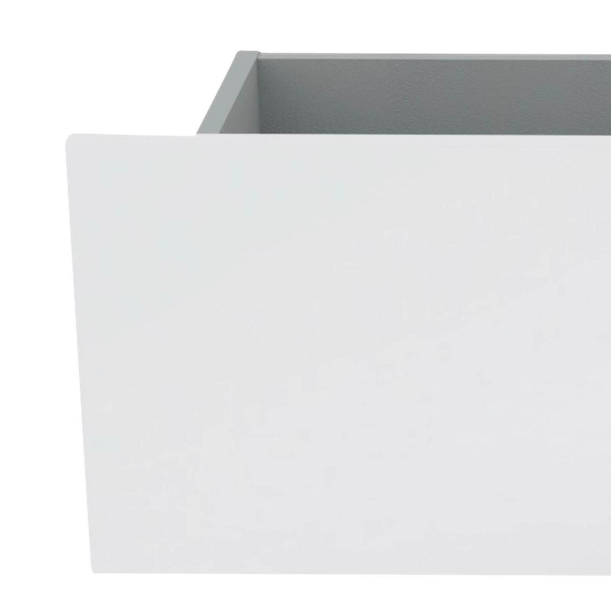 Ladica Unit - Elements - bijela visoki sjaj, Moderno, drvni materijal (90,9/21,9/36,6cm) - Based