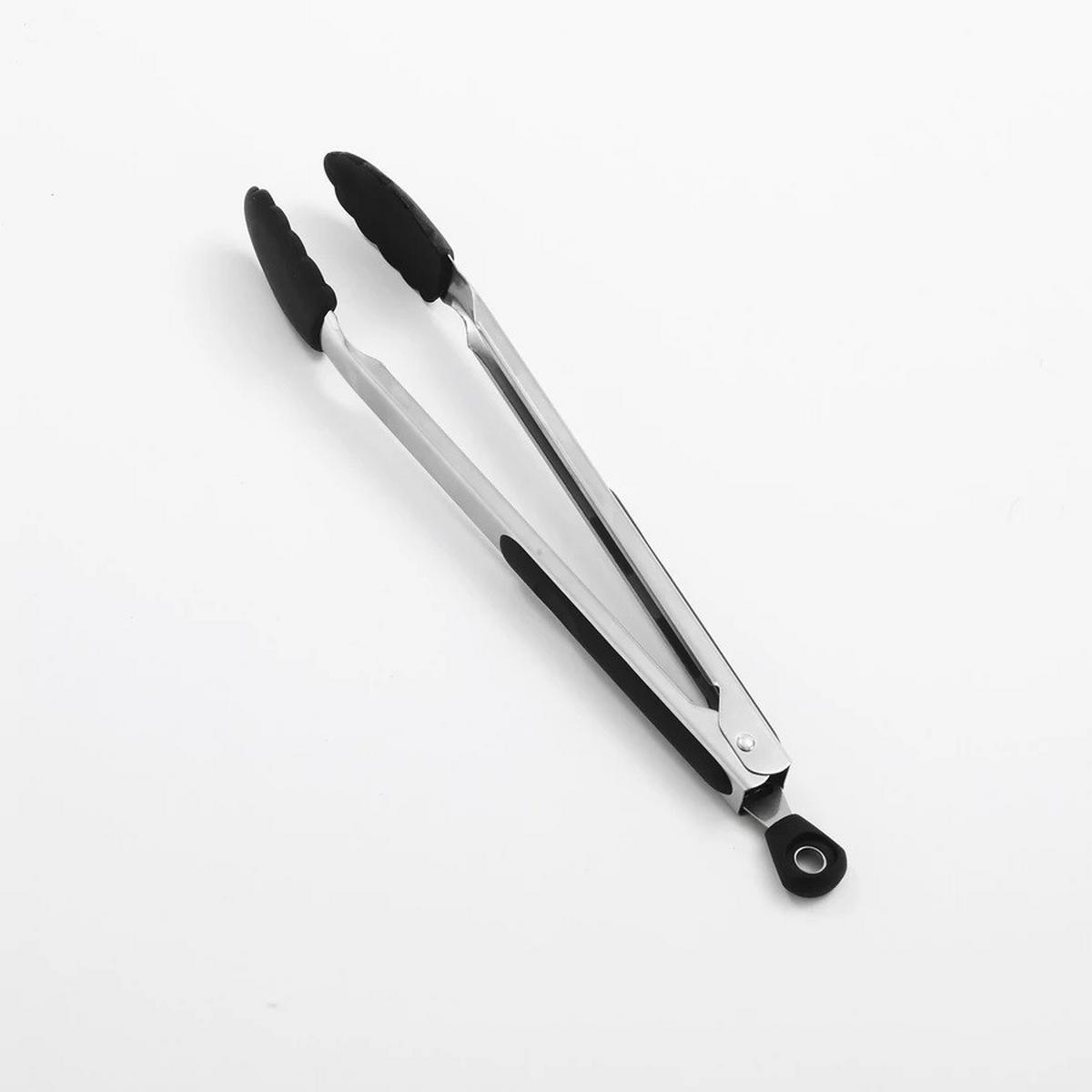 Grillcsipesz 13347-L - fekete, Basics, műanyag/fém (34/5/3cm)