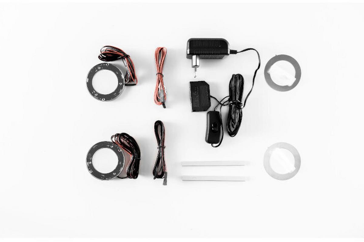 SPOT LED SENA KB - kolor srebrny, Design, tworzywo sztuczne (8/1/8cm) - Livetastic