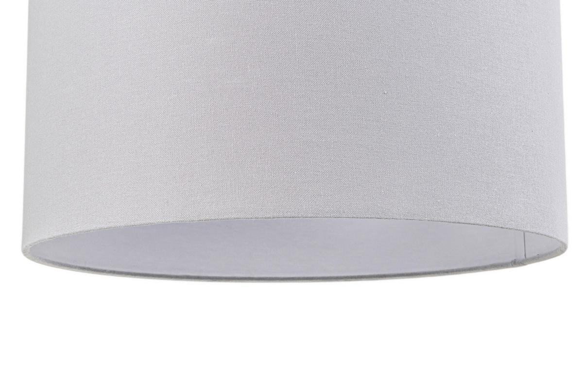 LAMPA WISZĄCA ANNABELL - szary/kolor niklowy, Design, tworzywo sztuczne/metal (45/120cm) - Novel