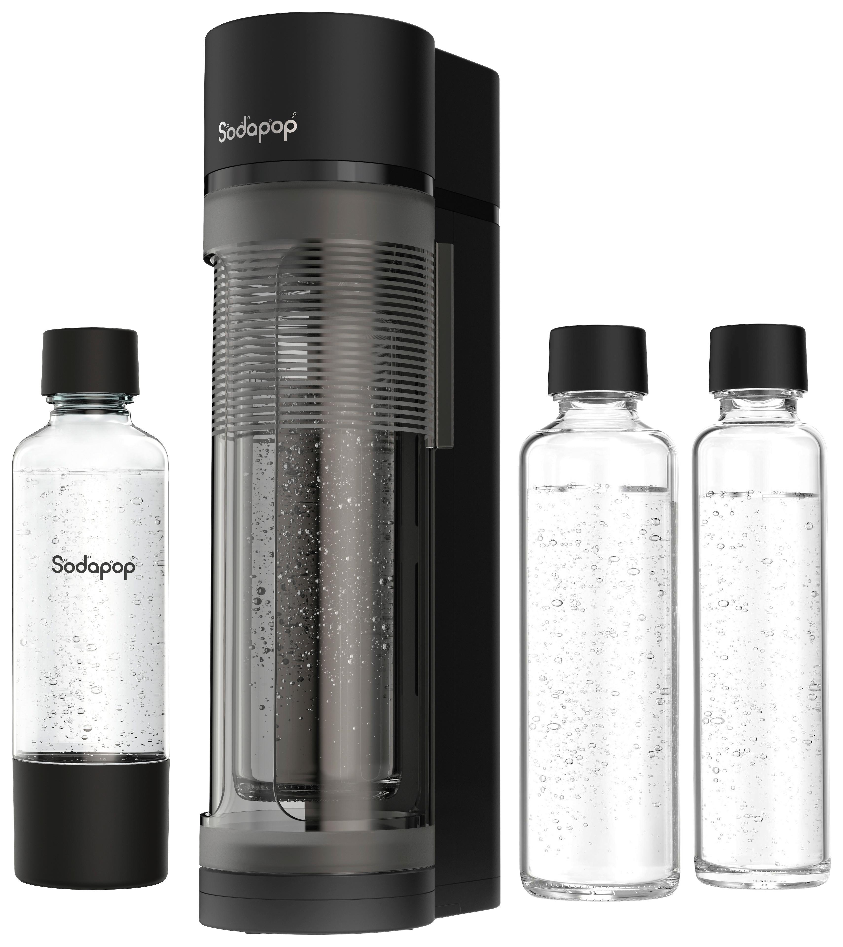 SATURATOR 10031188 LOGAN BLACK - czarny wysoki połysk, Basics, tworzywo sztuczne/szkło (11.2/42.6/18.8cm) - Sodapop