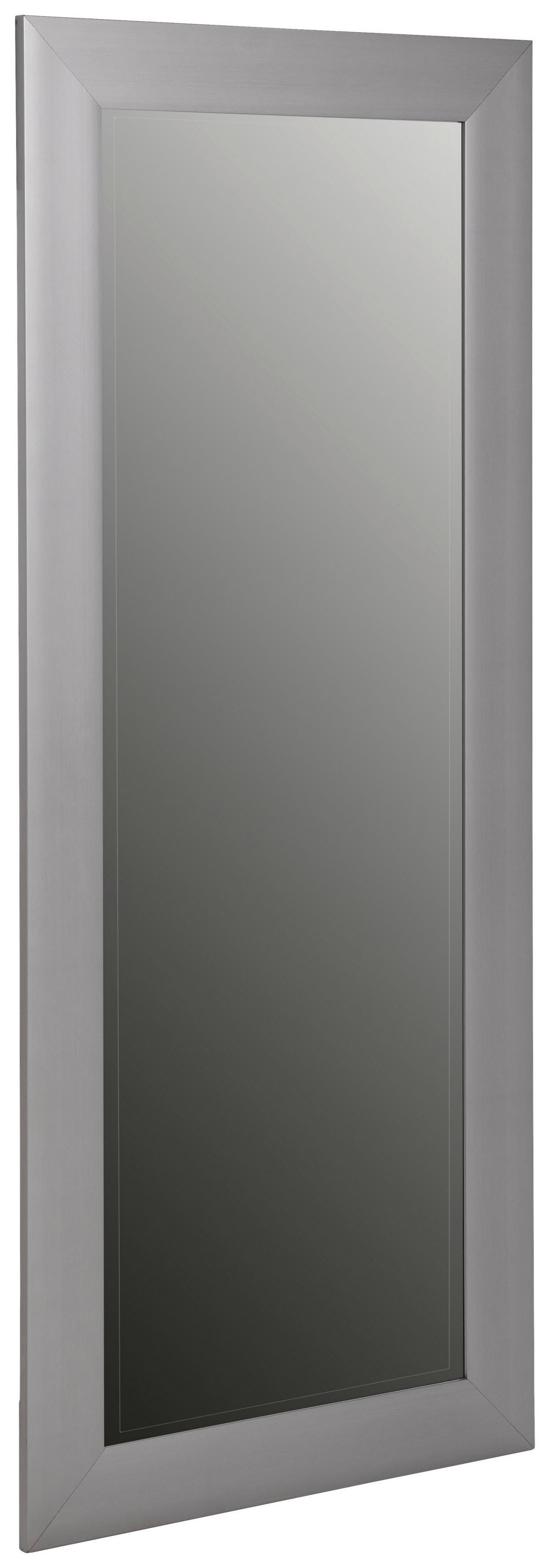 LUSTRO ŚCIENNE KAI - srebrny, Design, materiał drewnopochodny/tworzywo sztuczne (70/170/2cm) - Xora