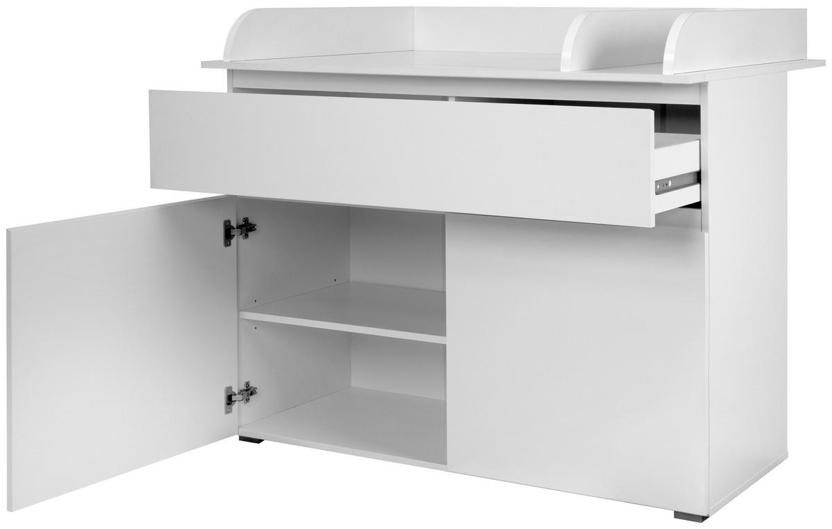 Previjalna Komoda Image, Bela - bela, Basics, leseni material (120/102/77cm) - MID.YOU