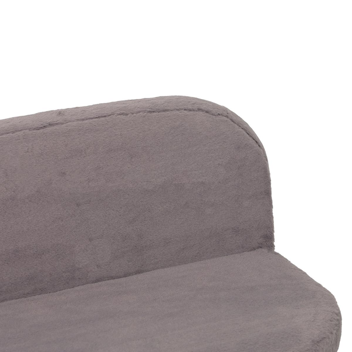 Kindersitzbank Corto Grau - Grau, MODERN, Holz/Textil (84/48/45cm) - Mömax