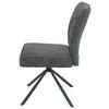 STOL ELLEN GIGA S - svart/antracit, Modern, metall/textil (49/90,5/65,5cm) - Premium Living