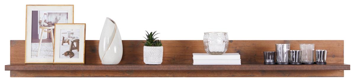 Zidna Polica Ontario - boje hrasta, Trend, drvni materijal (160/18/21,60cm) - Modern Living