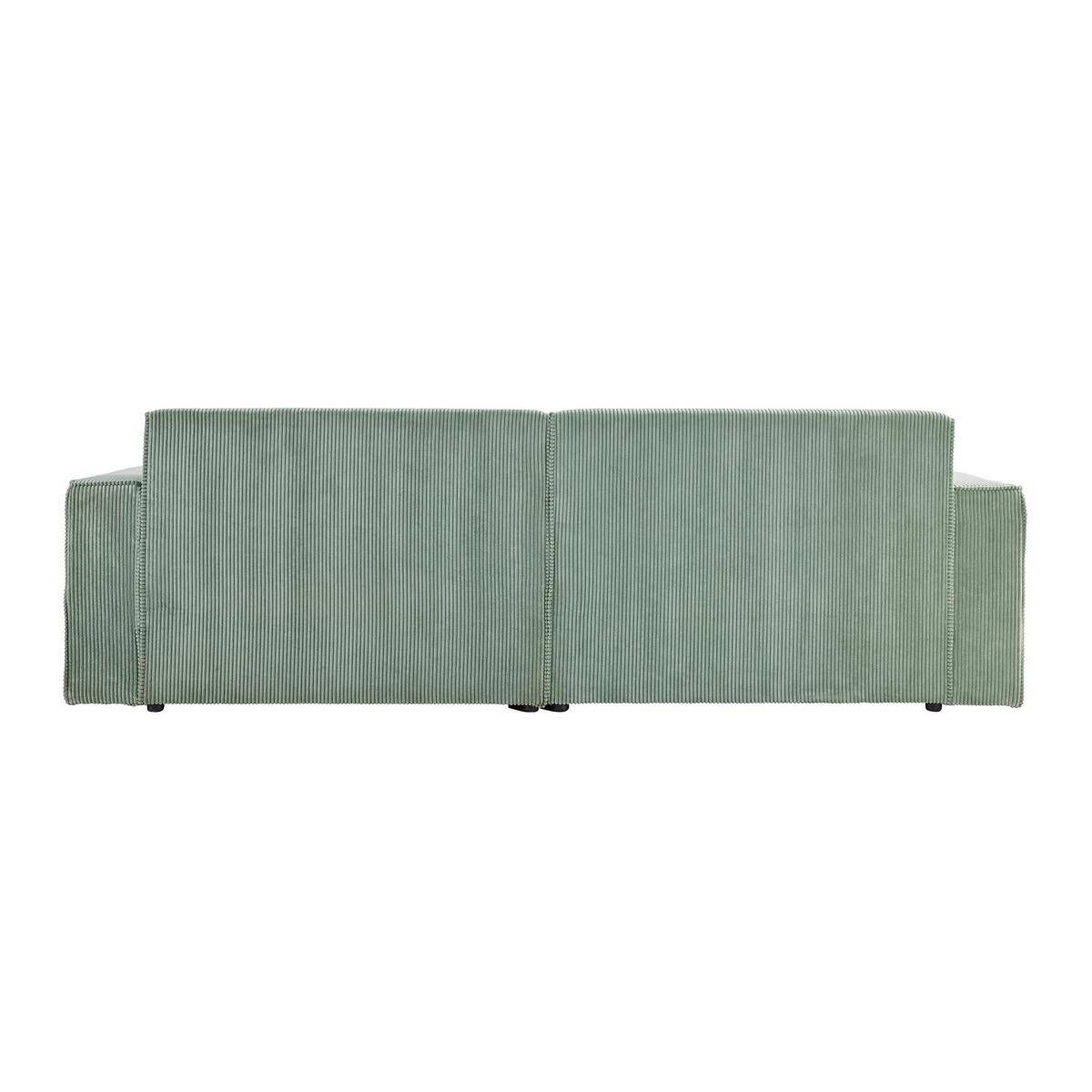 Wohnlandschaft Loft in Grün - Schwarz/Hellgrün, MODERN, Kunststoff/Textil (265/75/172cm) - Mömax